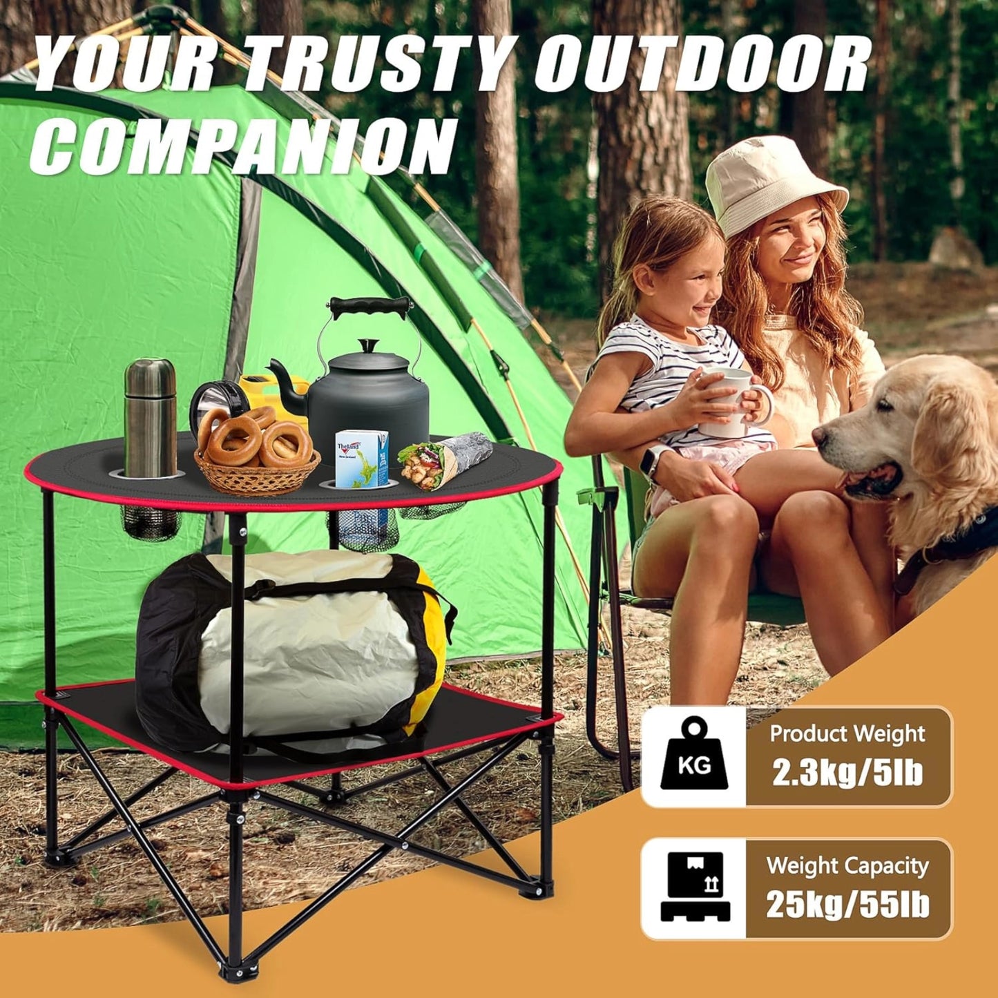 Camping & Beach Table