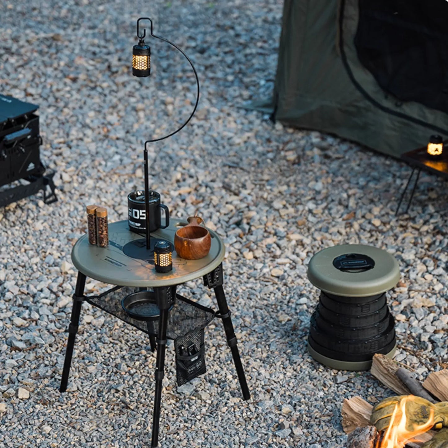 Table & Stool Set